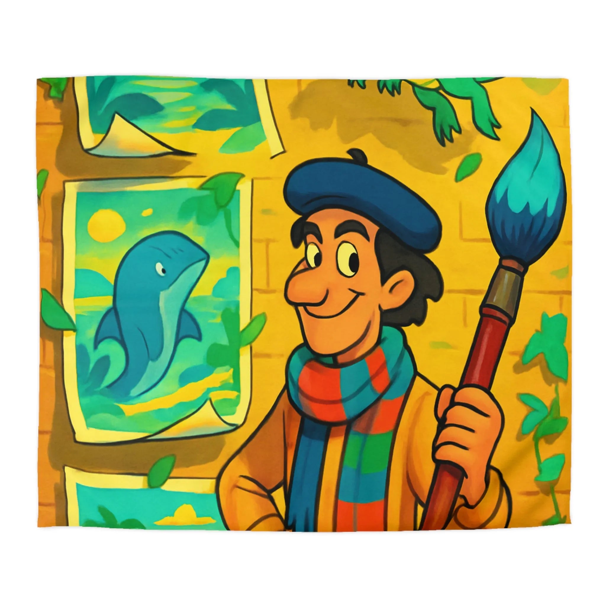 Housse de Couette Microfibre Art Graphique Contemporain Style Décoratif Chambre Tendance