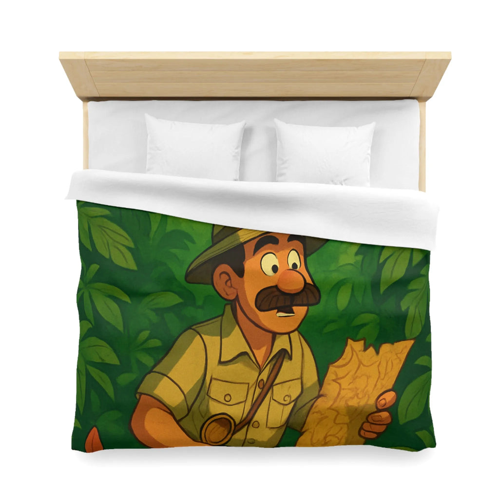 Décorez votre chambre avec une housse de couette aventure jungle et perroquet vibrant