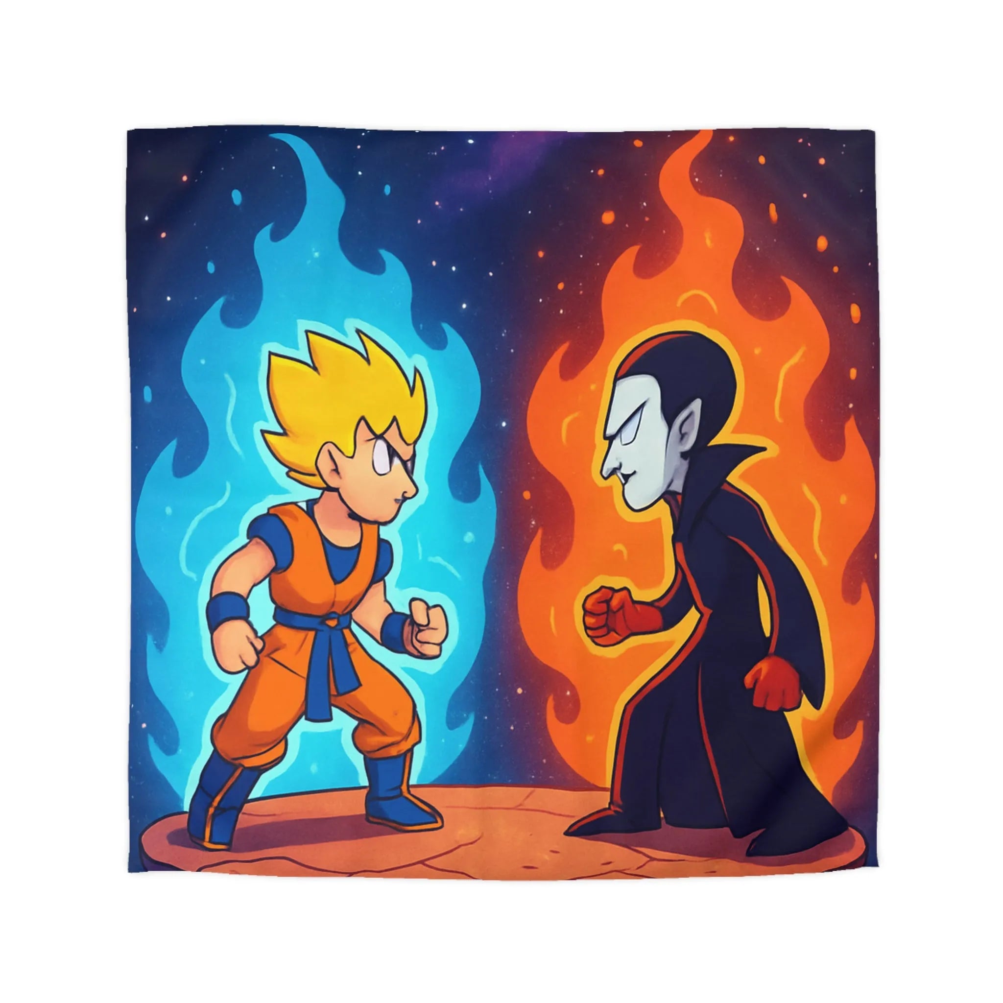 Housse de Couette Microfibre Art Graphique Contemporain Style Décoratif Chambre Tendance