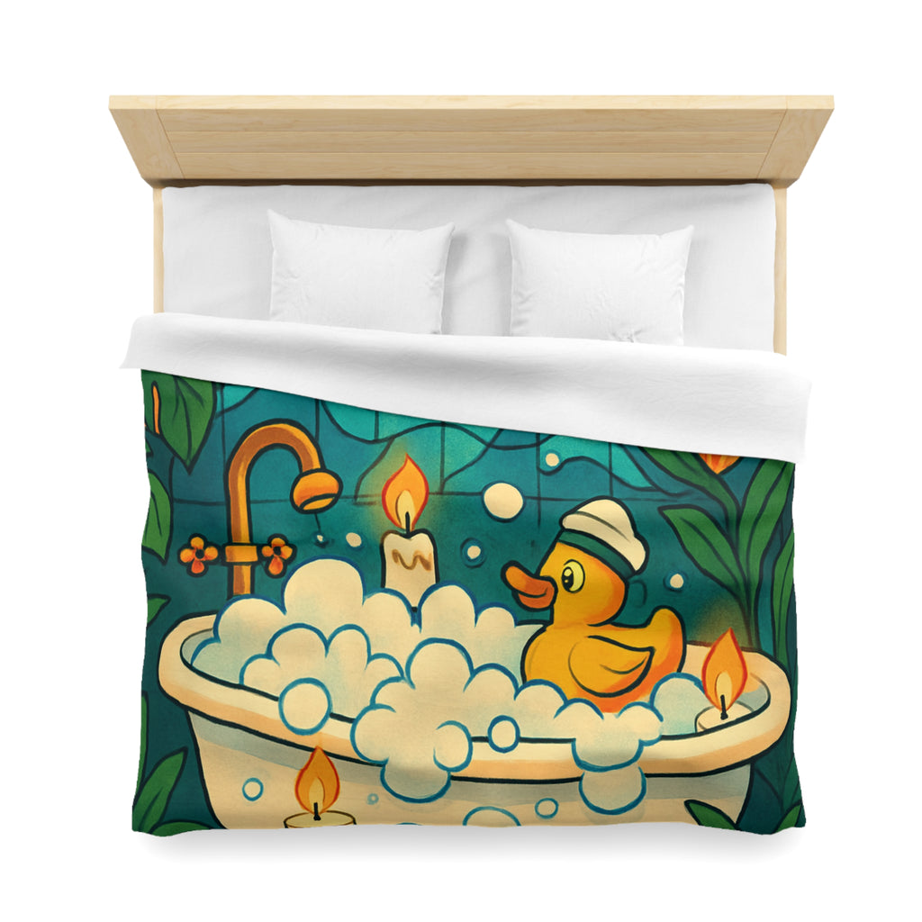 Housse de Couette Microfibre Design Artistique Moderne Décoration Chambre Confort Premium