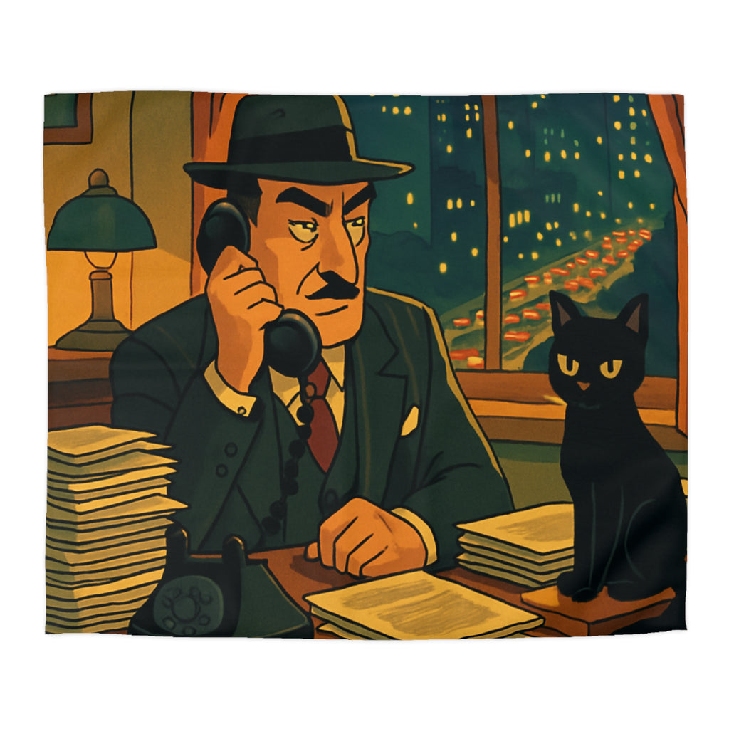 Housse de Couette Microfibre Motif Créatif Original Style Contemporain Chambre Élégante