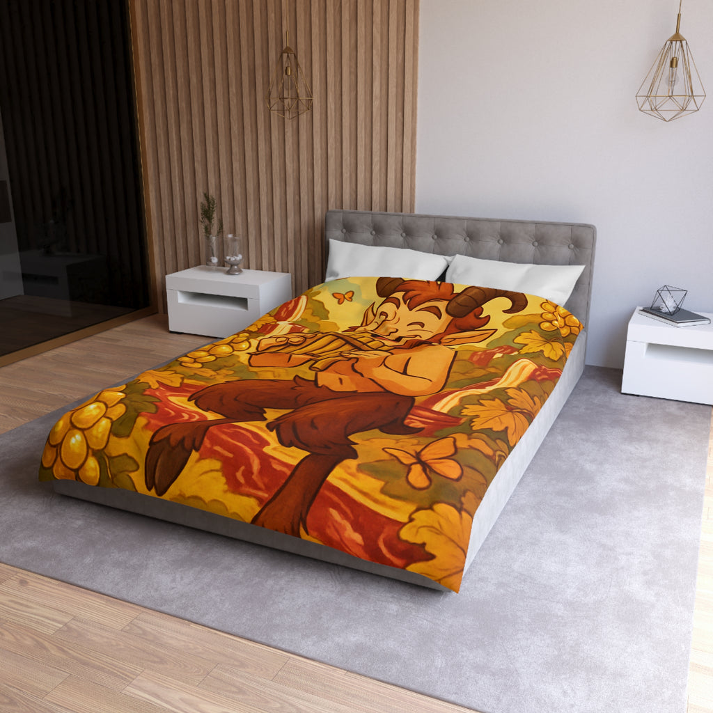 Housse de Couette Microfibre Illustration Unique Design Moderne Décoration Intérieure Raffinée