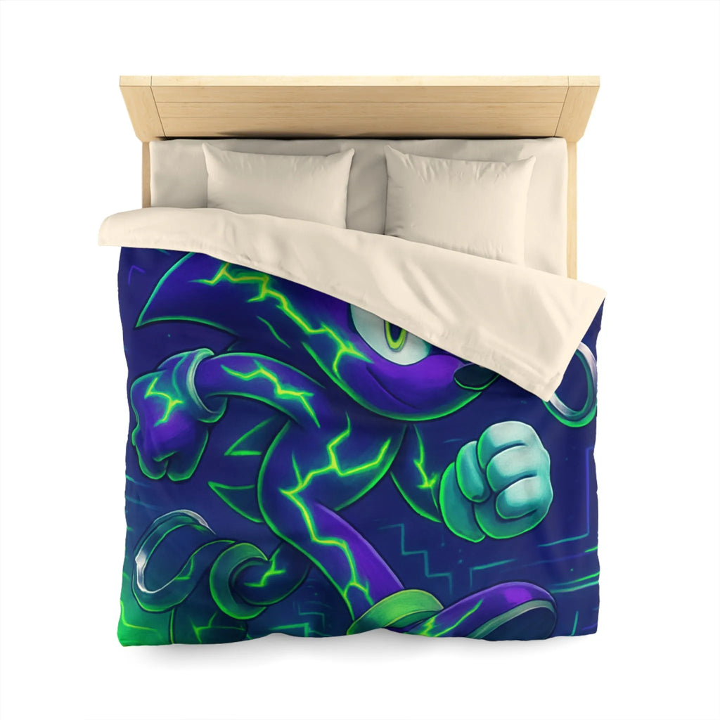 Housse de Couette Microfibre Art Graphique Contemporain Style Décoratif Chambre Tendance