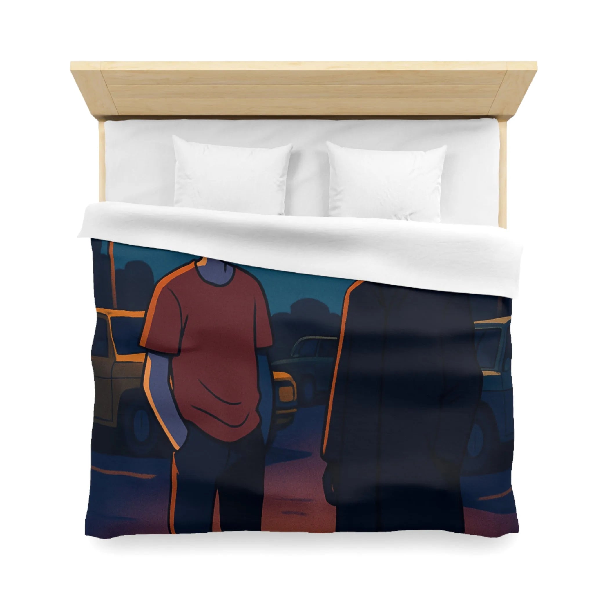 Housse de Couette Microfibre Création Artistique Moderne Design Exclusif Décoration Chambre