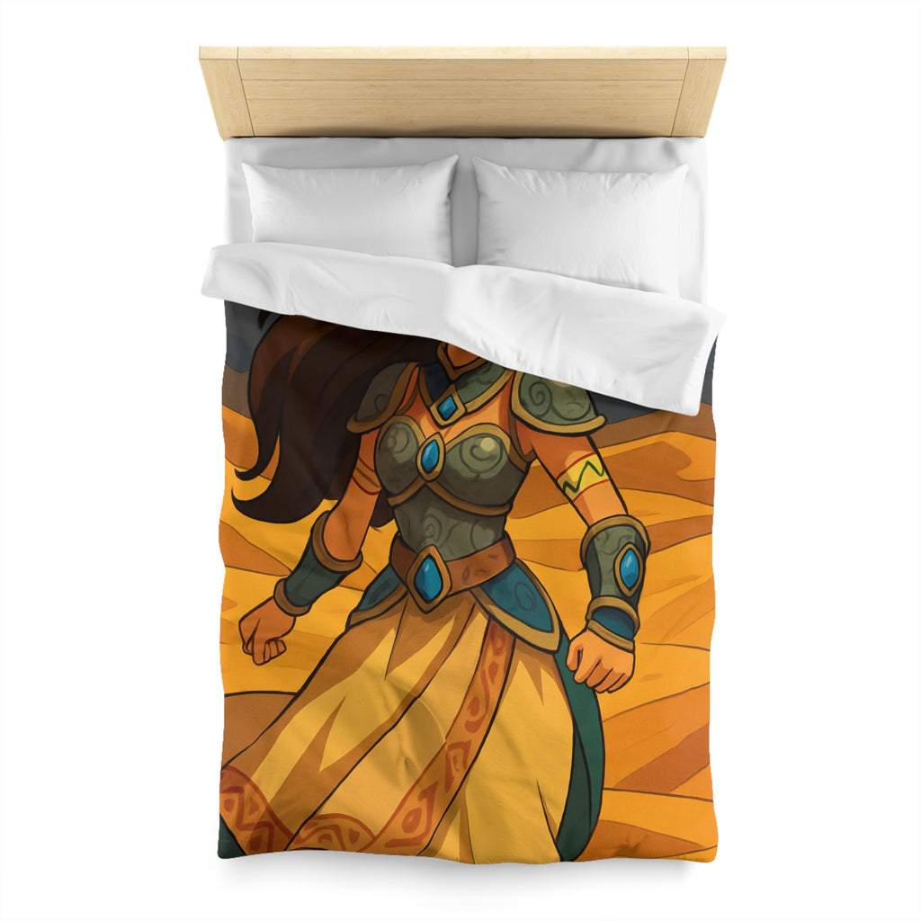 Housse de Couette Microfibre Design Artistique Moderne Décoration Chambre Confort Premium