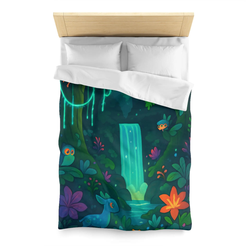 Housse de Couette Microfibre Art Graphique Contemporain Style Décoratif Chambre Tendance