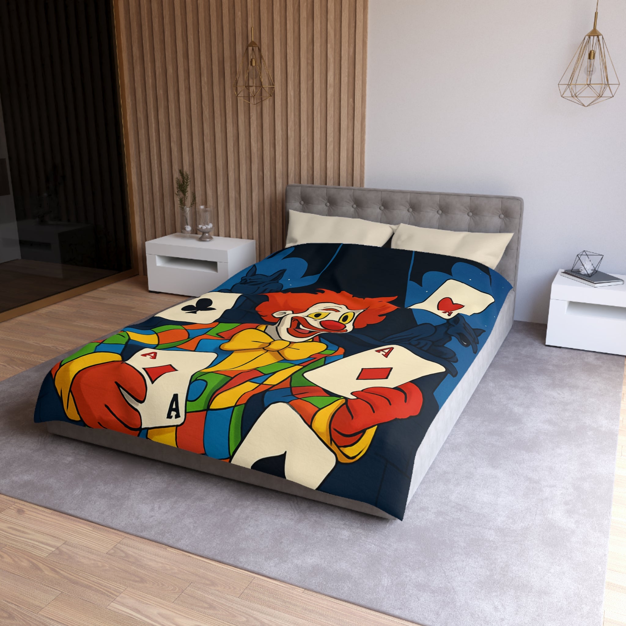 Housse de Couette Microfibre Création Artistique Moderne Design Exclusif Décoration Chambre