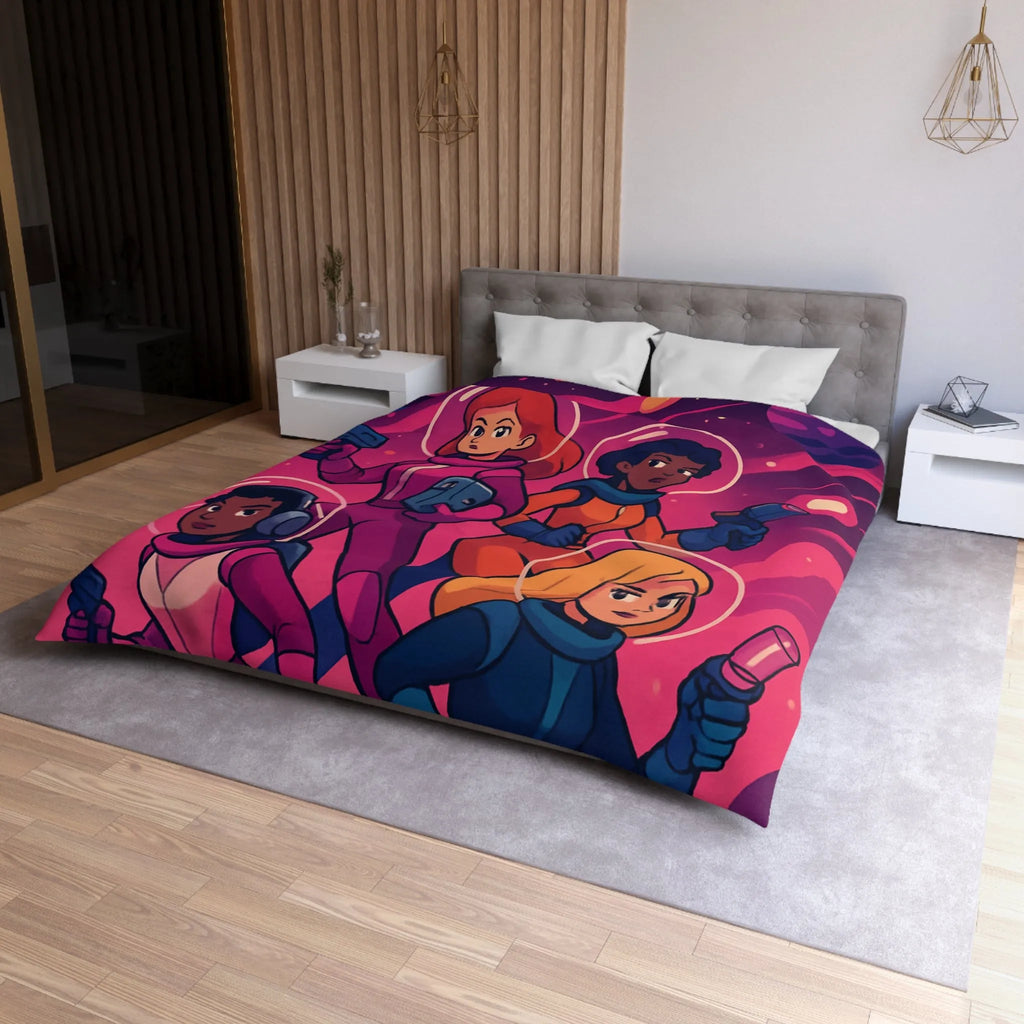 Housse de Couette Microfibre Création Artistique Moderne Design Exclusif Décoration Chambre