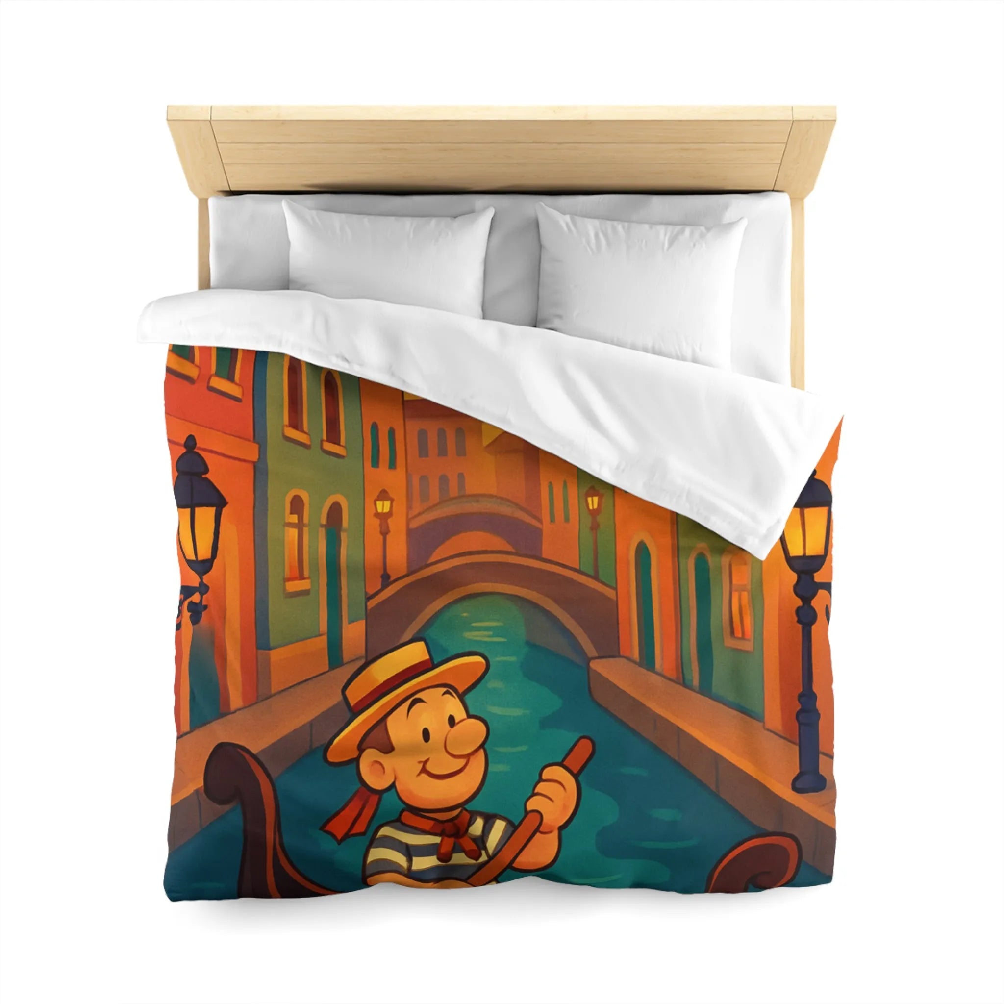 Housse de Couette Microfibre Création Artistique Moderne Design Exclusif Décoration Chambre