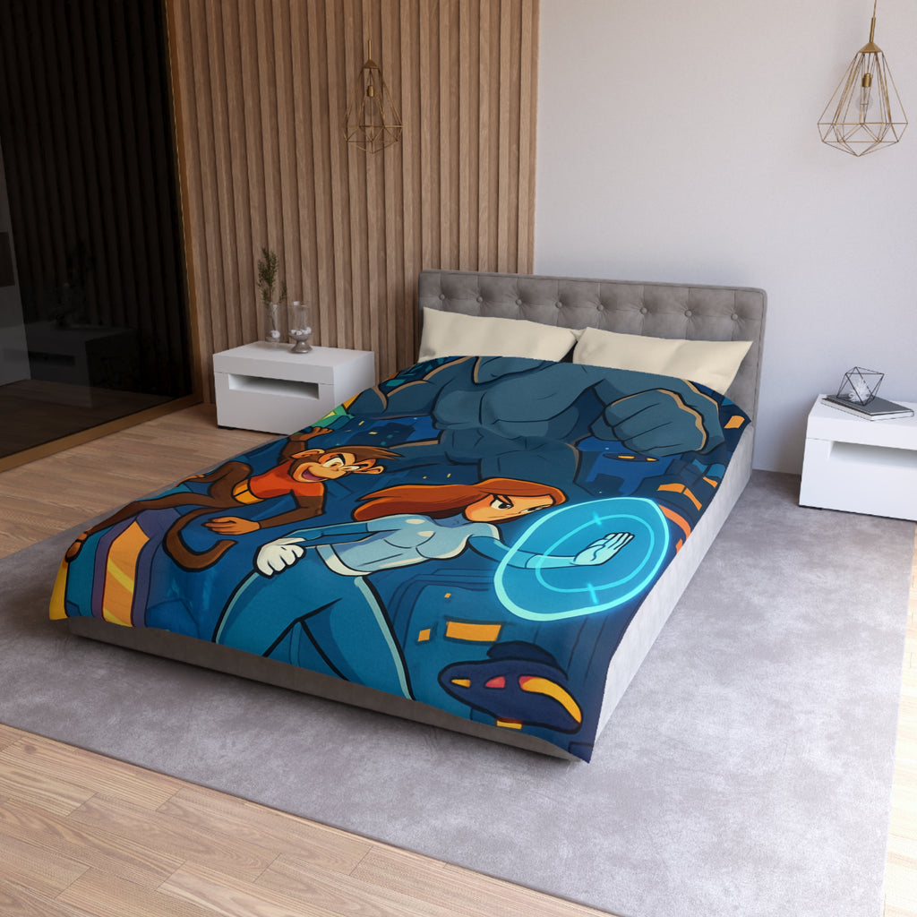 Housse de Couette Microfibre Création Artistique Moderne Design Exclusif Décoration Chambre