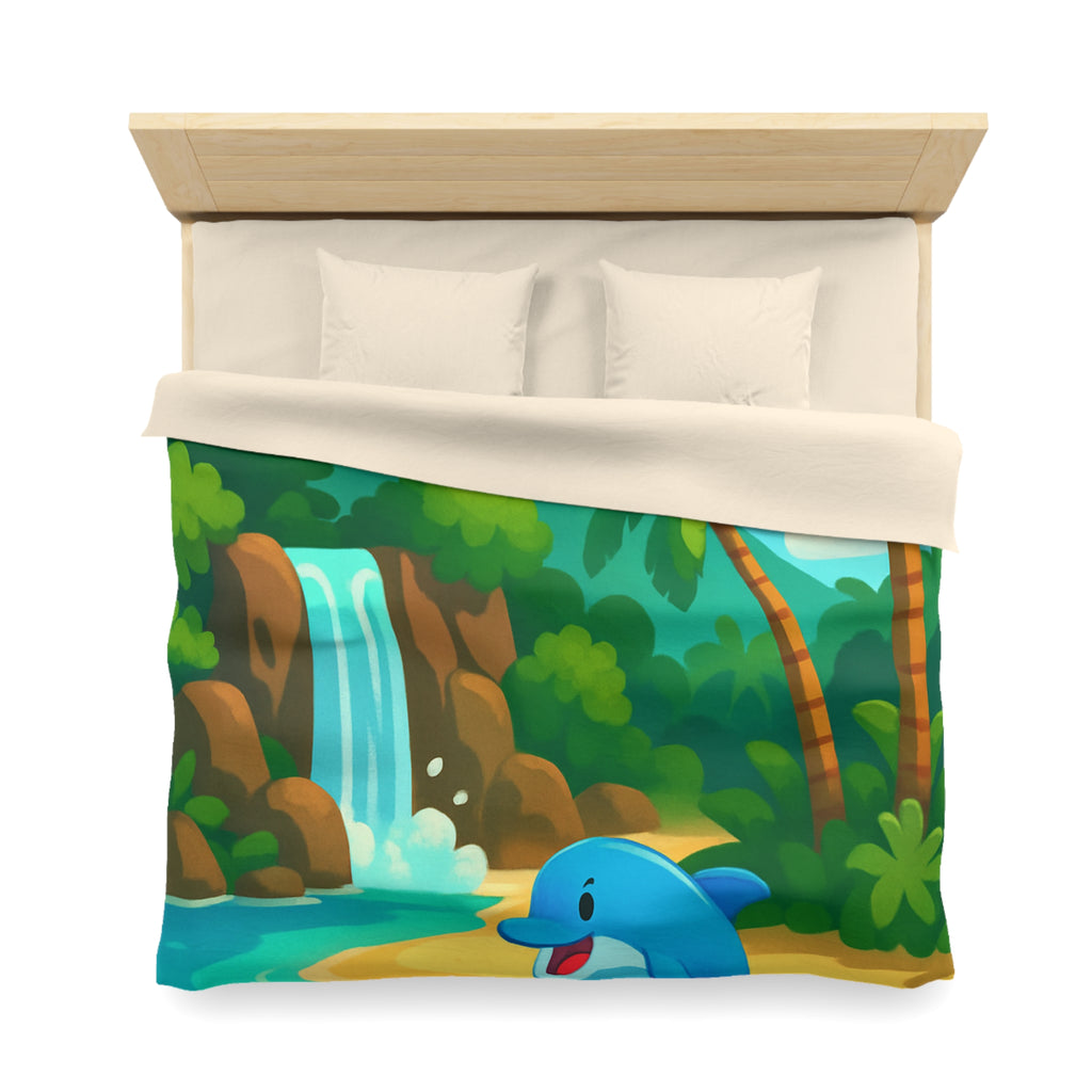 Housse de Couette Microfibre Motif Créatif Original Style Contemporain Chambre Élégante