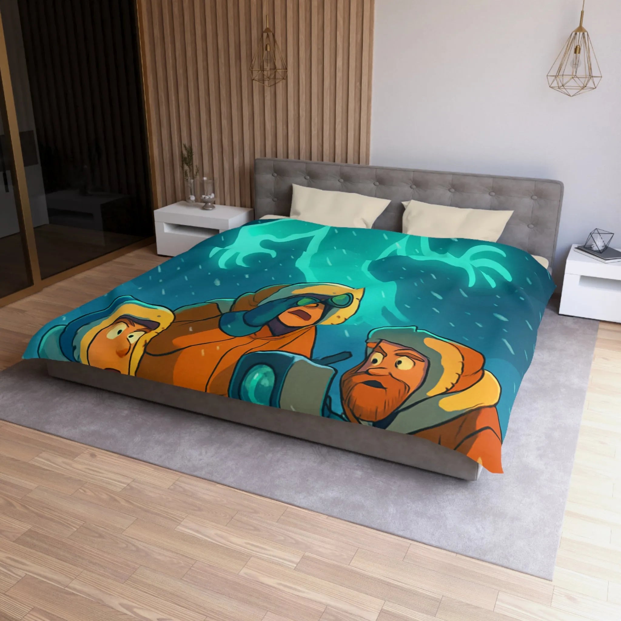 Explorez l'aventure arctique avec trois explorateurs et un mystérieux fantôme lumineux