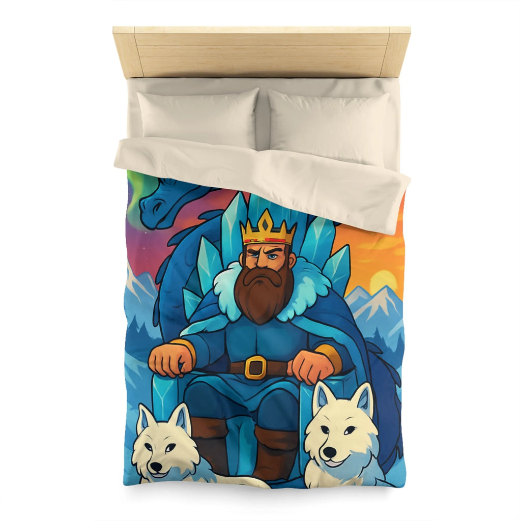 Housse de Couette Microfibre Art Graphique Contemporain Style Décoratif Chambre Tendance