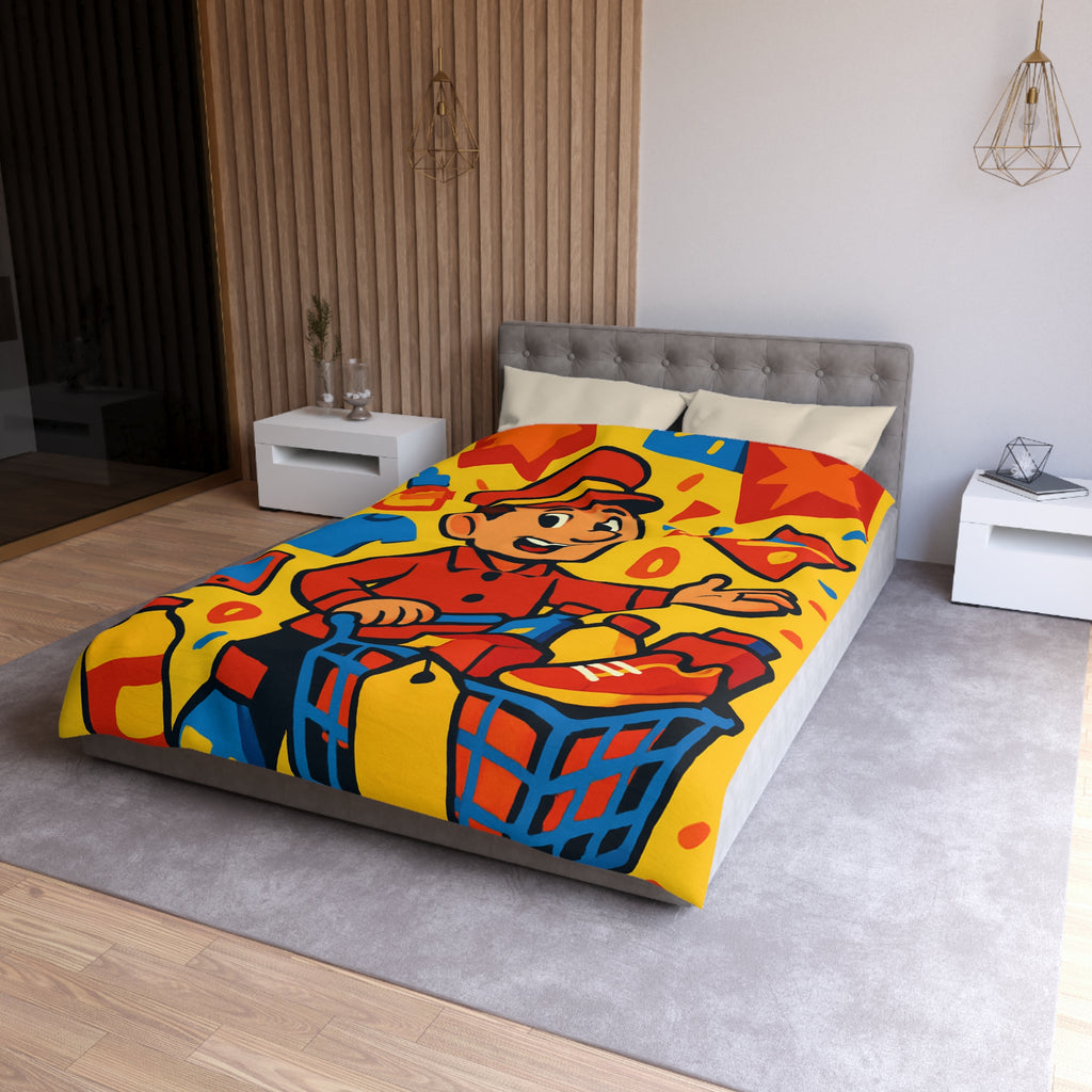 Housse de Couette Microfibre Création Artistique Moderne Design Exclusif Décoration Chambre