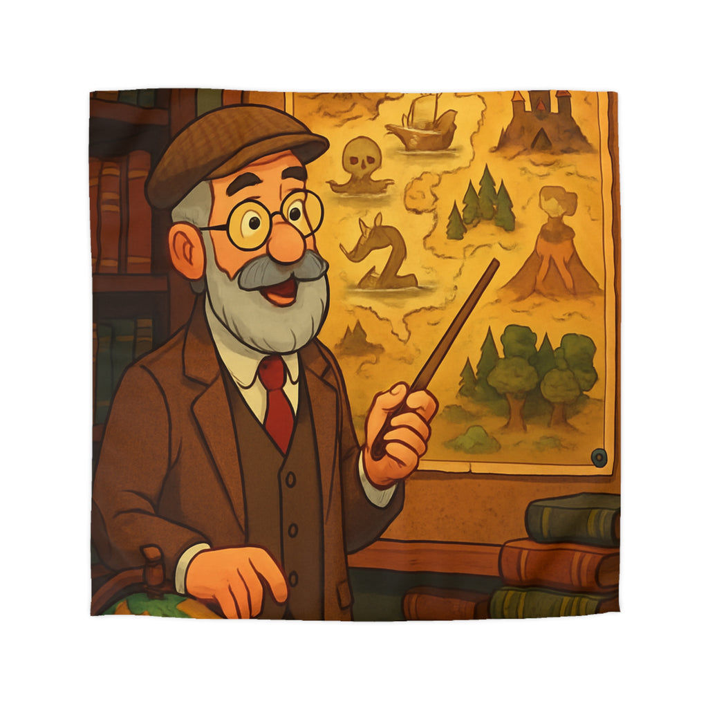 Housse de Couette Microfibre Illustration Unique Design Moderne Décoration Intérieure Raffinée