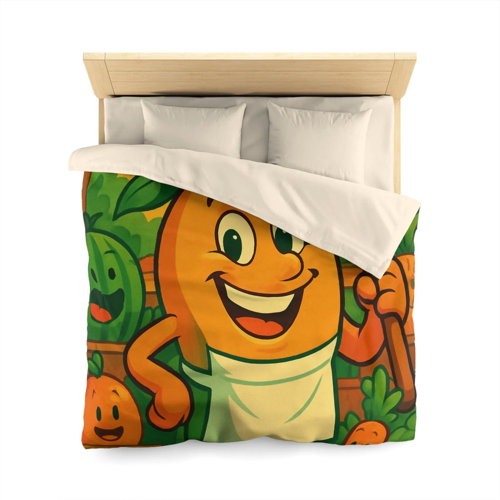 Housse de Couette Microfibre Art Graphique Contemporain Style Décoratif Chambre Tendance