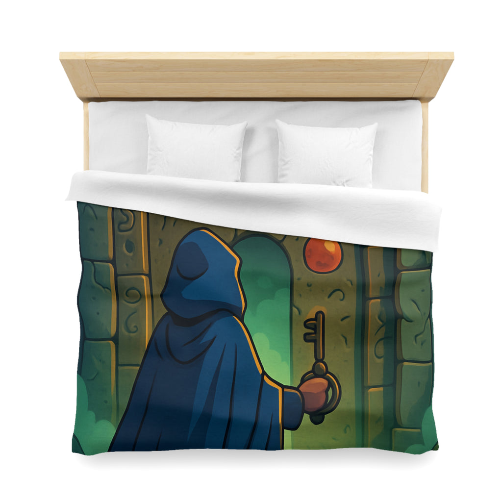 Housse de Couette Microfibre Design Artistique Moderne Décoration Chambre Confort Premium