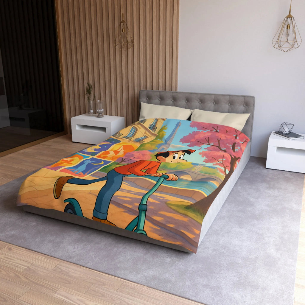 Housse de Couette Microfibre Création Artistique Moderne Design Exclusif Décoration Chambre