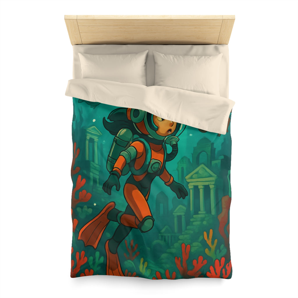 Housse de Couette Microfibre Création Artistique Moderne Design Exclusif Décoration Chambre