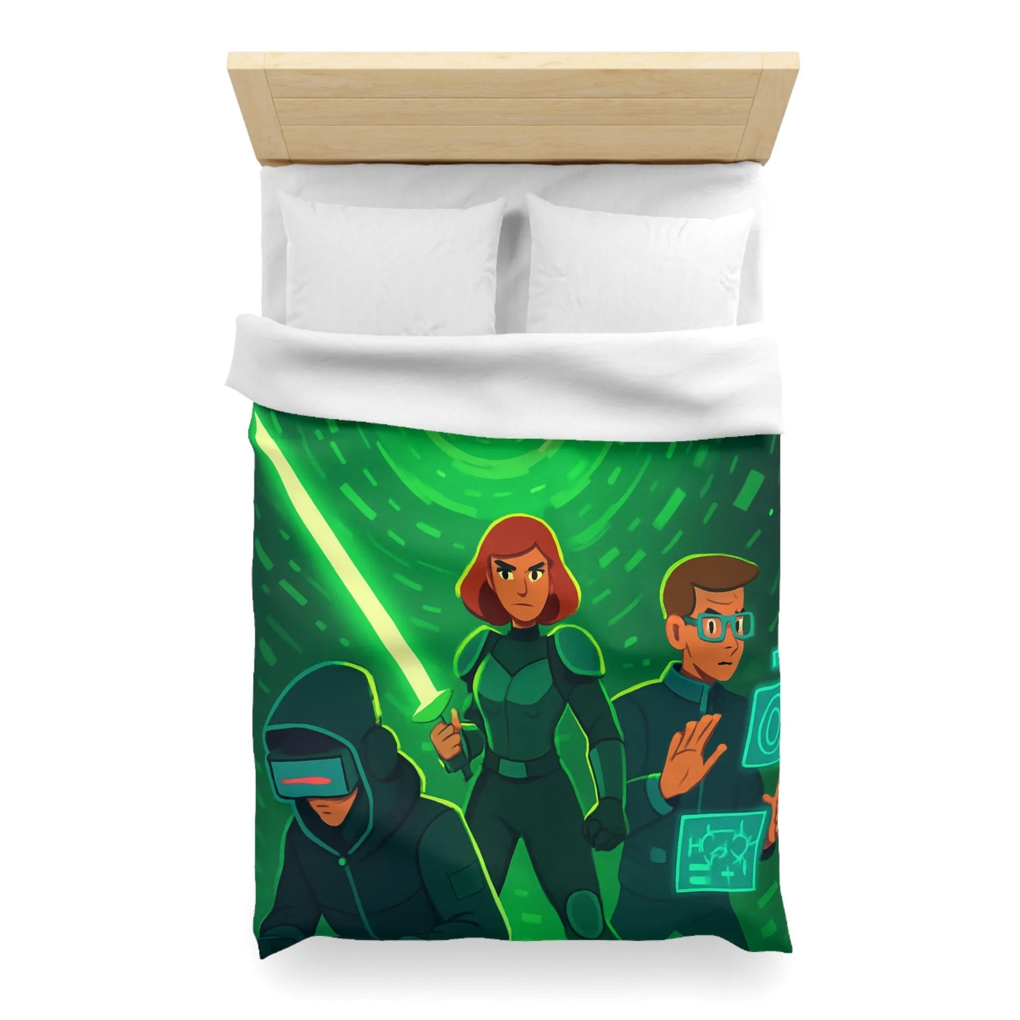 Housse de Couette Microfibre Création Artistique Moderne Design Exclusif Décoration Chambre