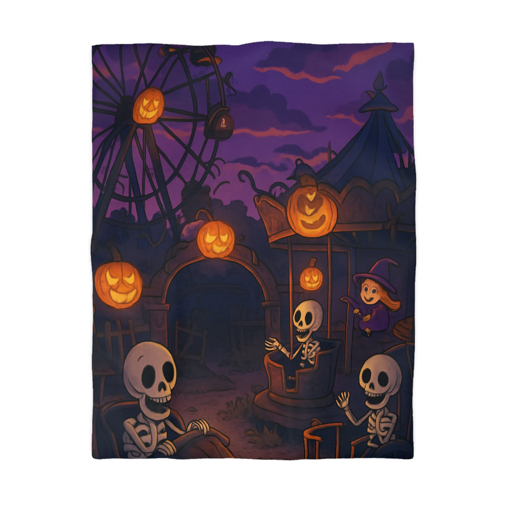 Housse de Couette Microfibre Motif Créatif Original Style Contemporain Chambre Élégante