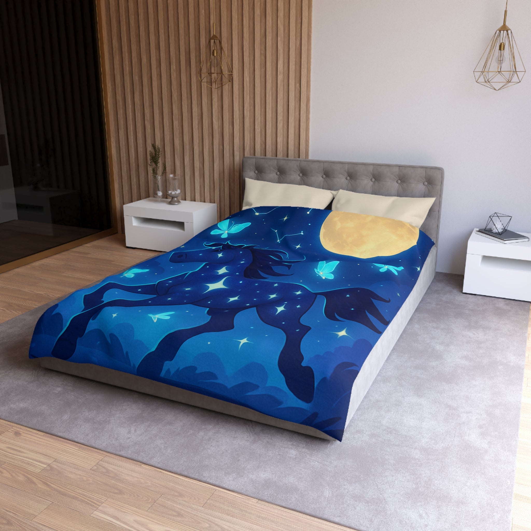 Housse de Couette Microfibre Création Artistique Moderne Design Exclusif Décoration Chambre