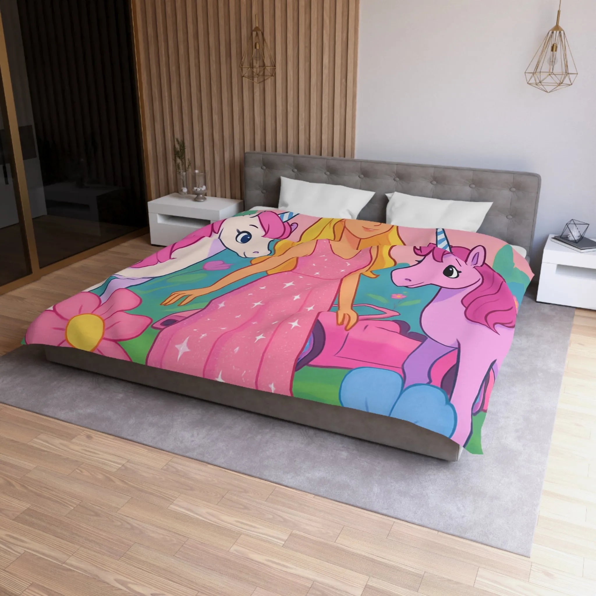 Housse de Couette Microfibre Création Artistique Moderne Design Exclusif Décoration Chambre