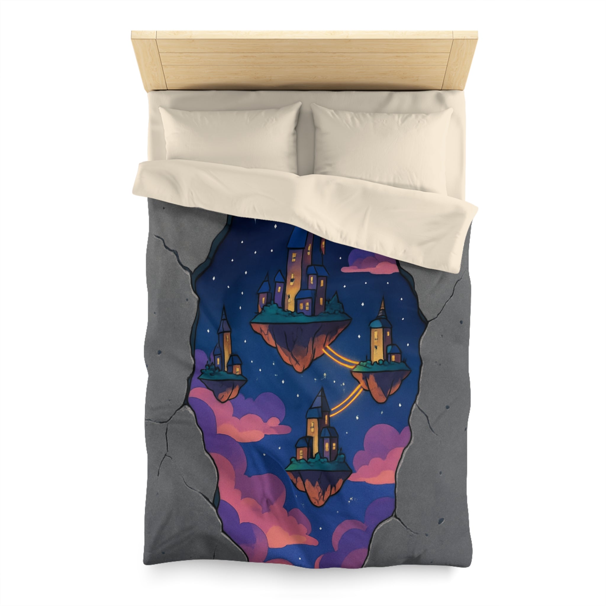 Housse de Couette Microfibre Création Artistique Moderne Design Exclusif Décoration Chambre