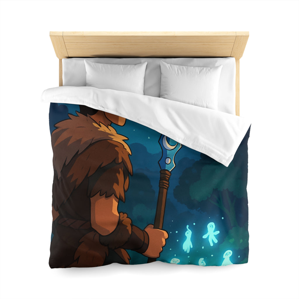 Housse de Couette Microfibre Design Artistique Moderne Décoration Chambre Confort Premium