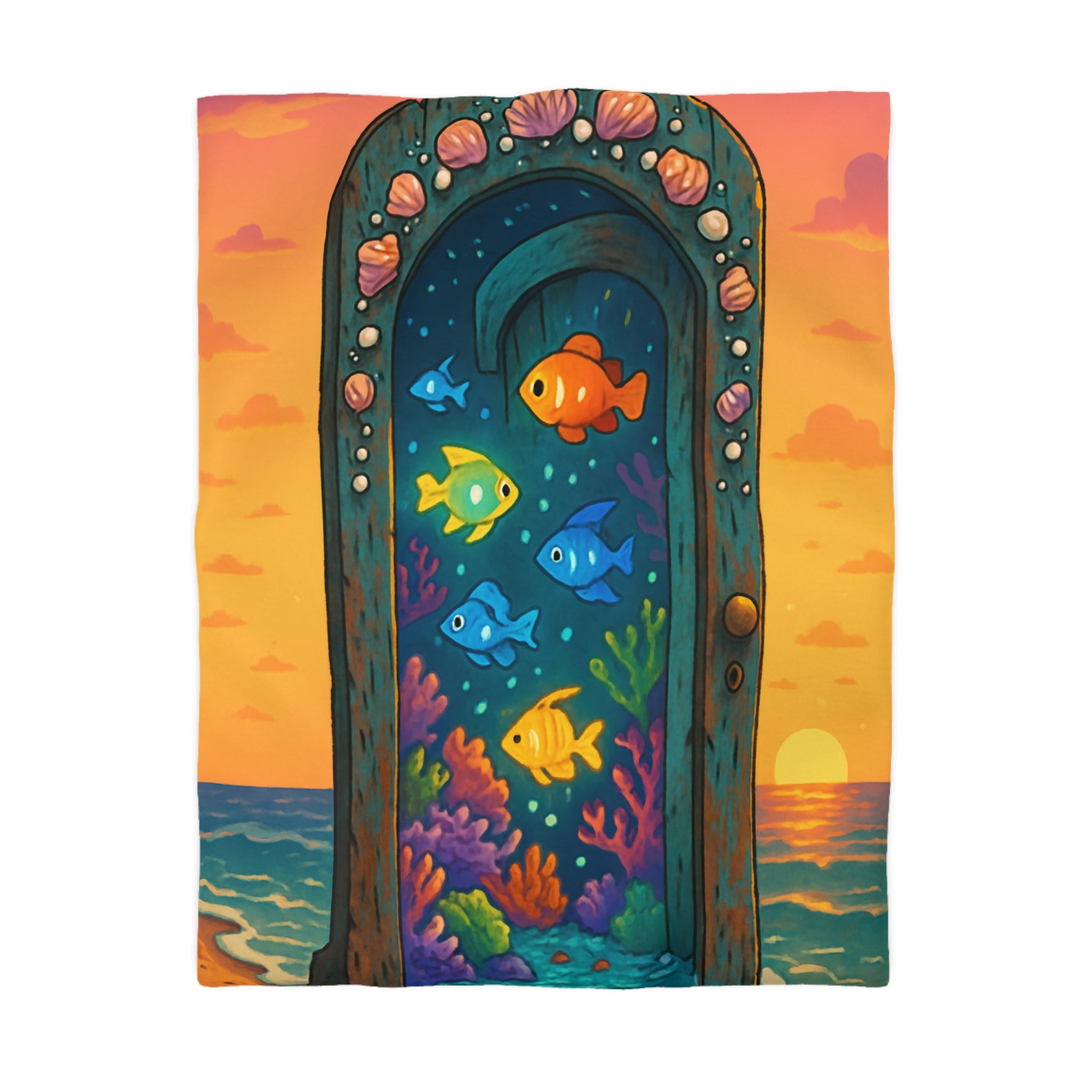 Housse de Couette Microfibre Motif Créatif Original Style Contemporain Chambre Élégante