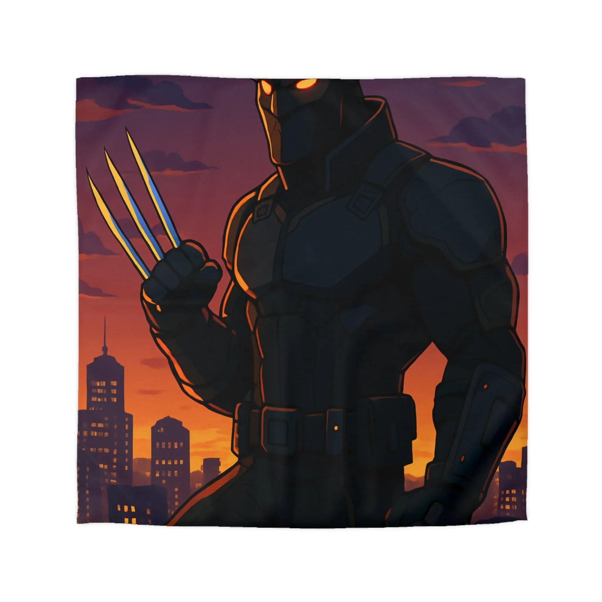 Housse de Couette Microfibre Art Graphique Contemporain Style Décoratif Chambre Tendance