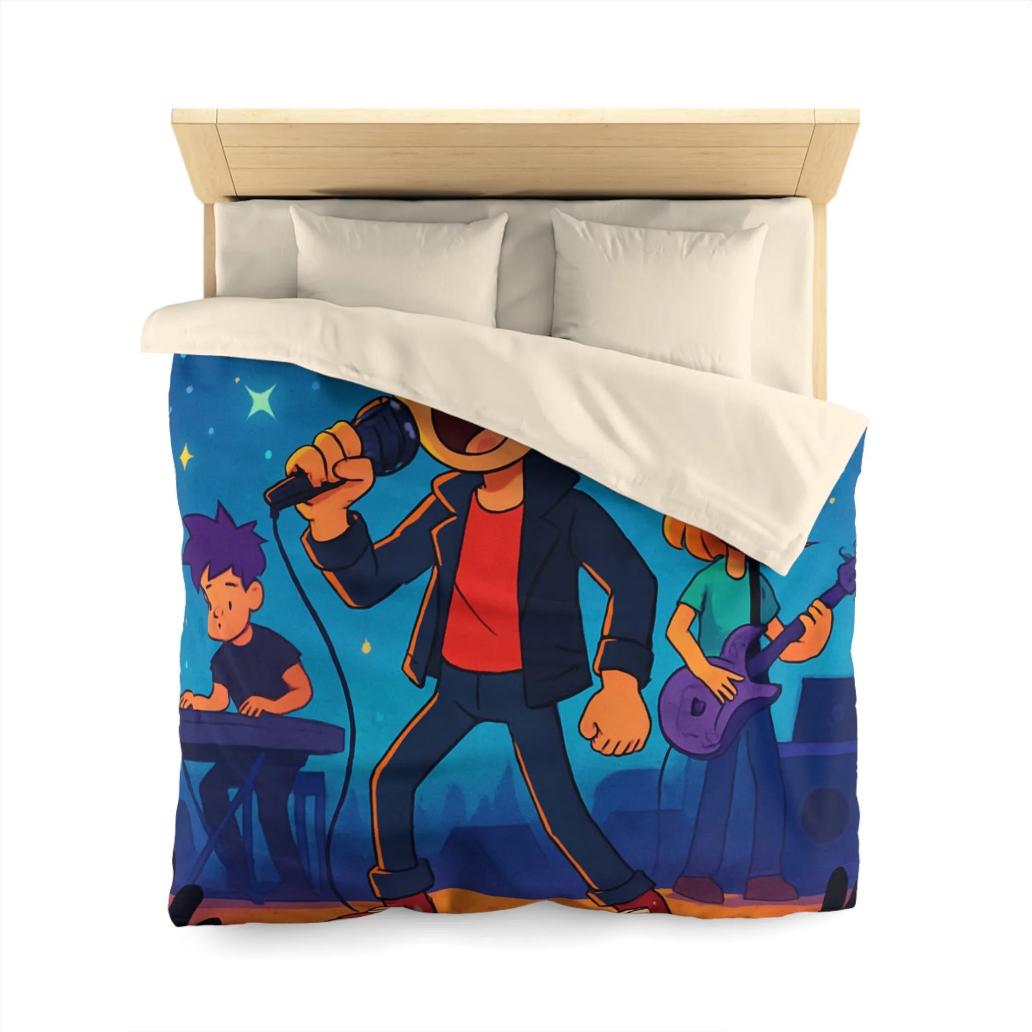 Housse de Couette Microfibre Création Artistique Moderne Design Exclusif Décoration Chambre