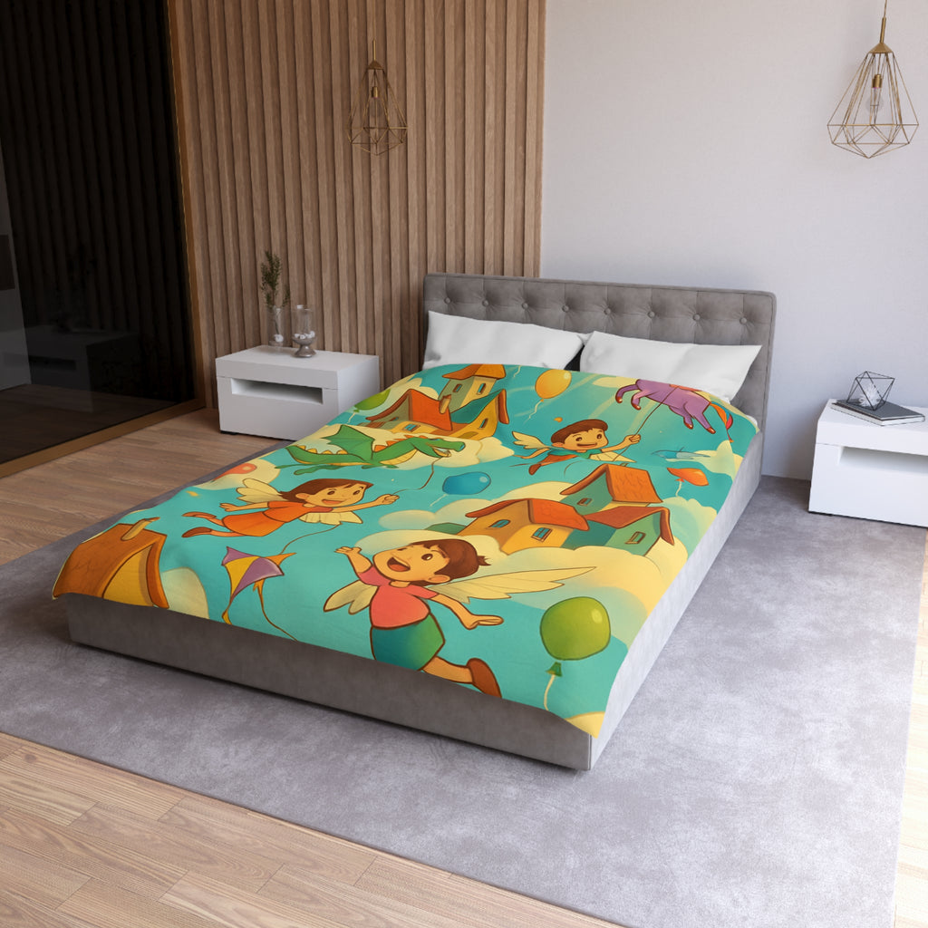 Housse de Couette Microfibre Création Artistique Moderne Design Exclusif Décoration Chambre