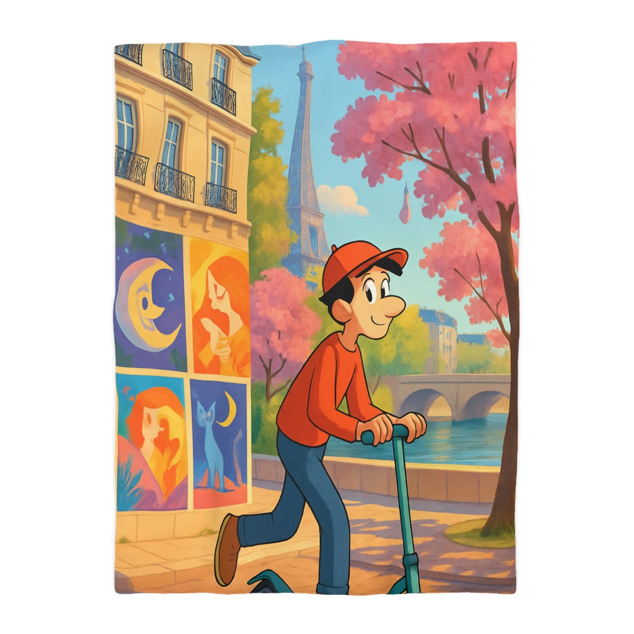 Housse de Couette Microfibre Création Artistique Moderne Design Exclusif Décoration Chambre