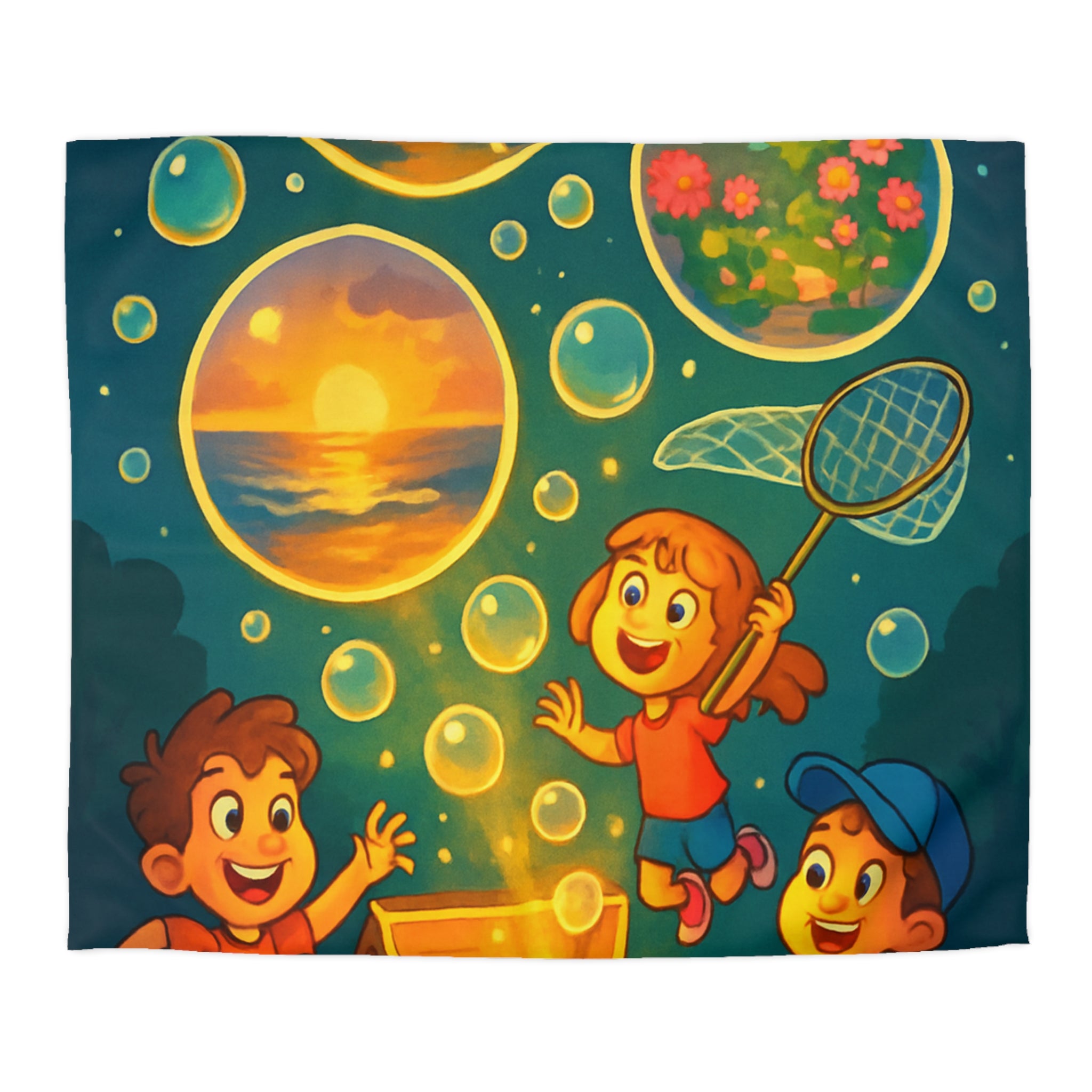 Housse de Couette Microfibre Motif Créatif Original Style Contemporain Chambre Élégante