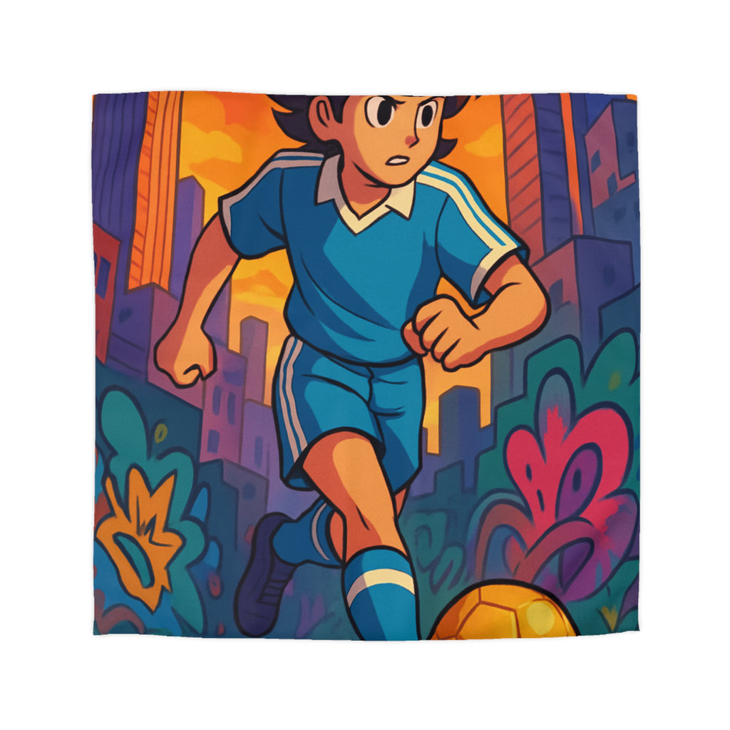 Housse de Couette Microfibre Design Artistique Moderne Décoration Chambre Confort Premium