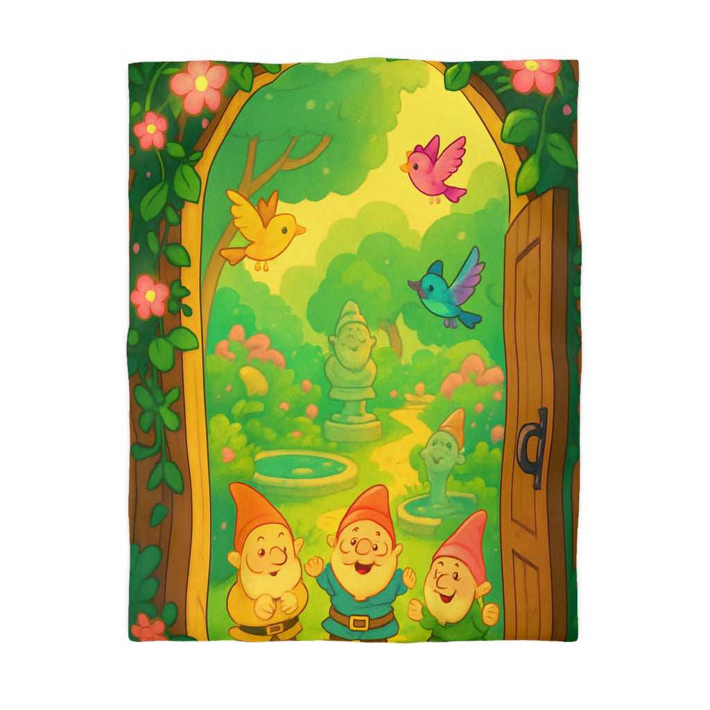 Housse de Couette Microfibre Motif Créatif Original Style Contemporain Chambre Élégante