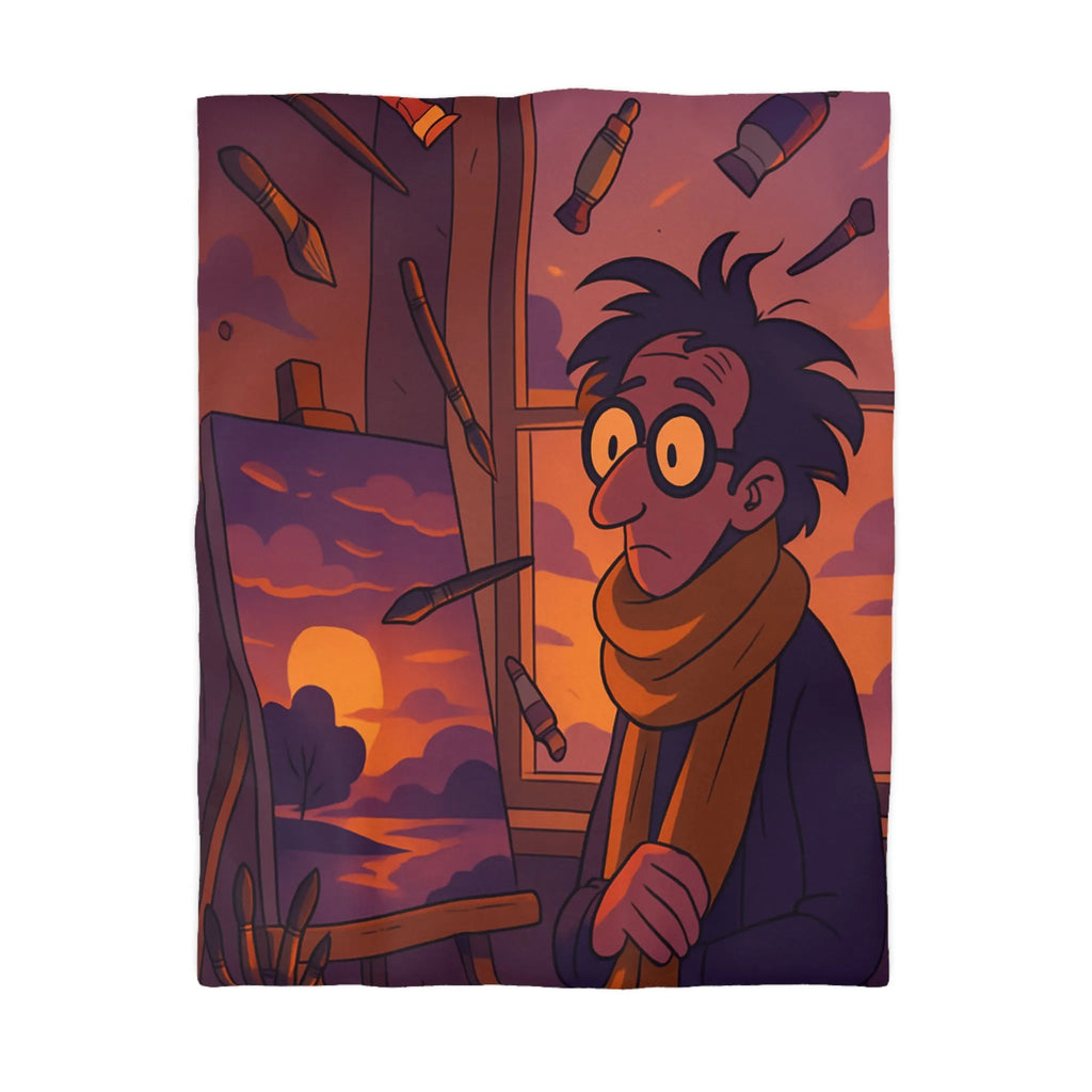 Housse de Couette Microfibre Création Artistique Moderne Design Exclusif Décoration Chambre