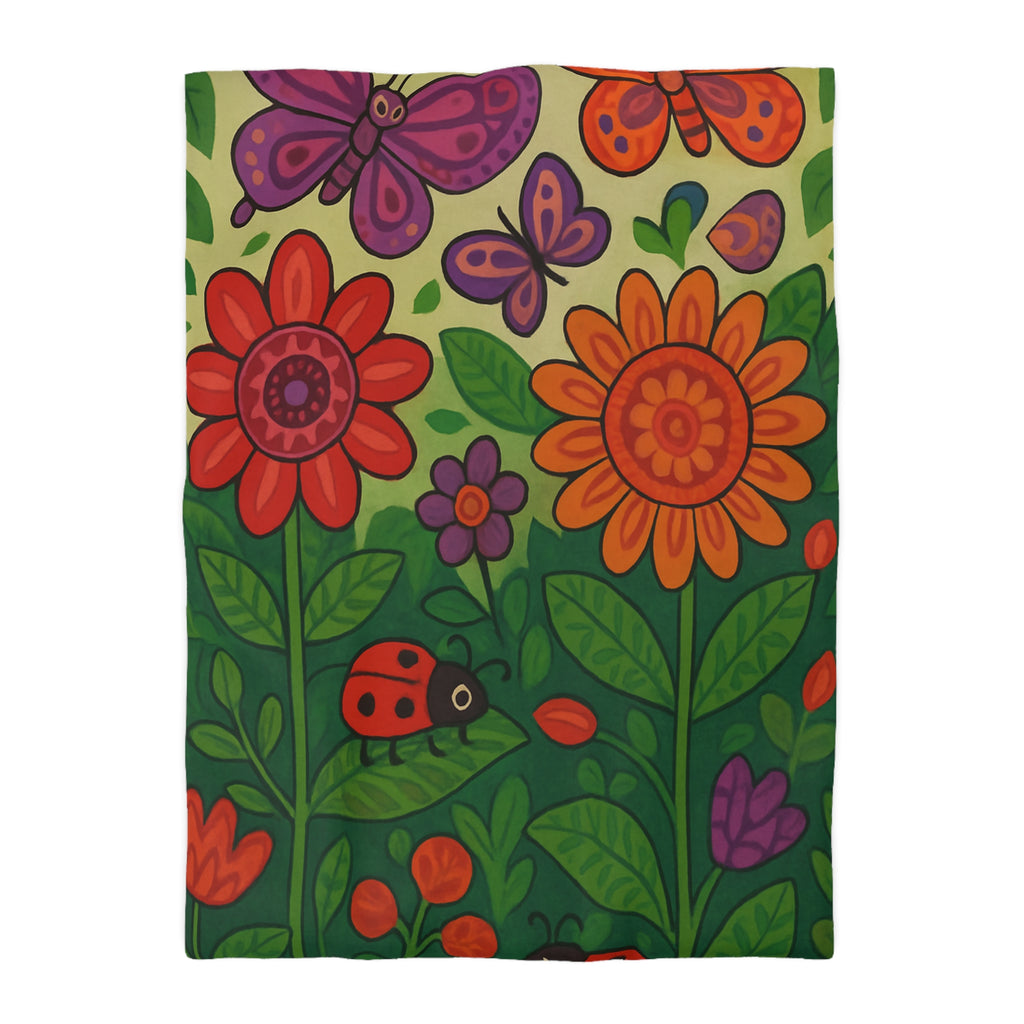 Housse de Couette Microfibre Design Artistique Moderne Décoration Chambre Confort Premium