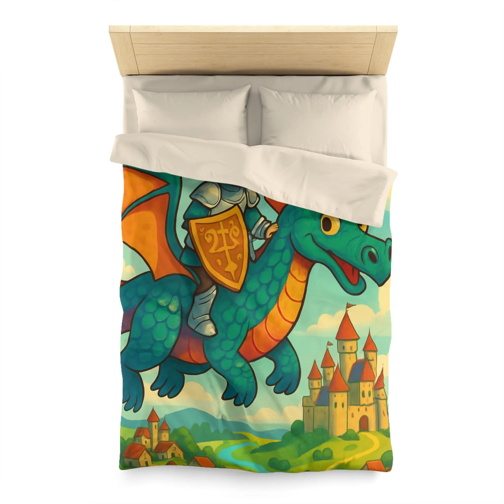 Housse de Couette Microfibre Art Graphique Contemporain Style Décoratif Chambre Tendance