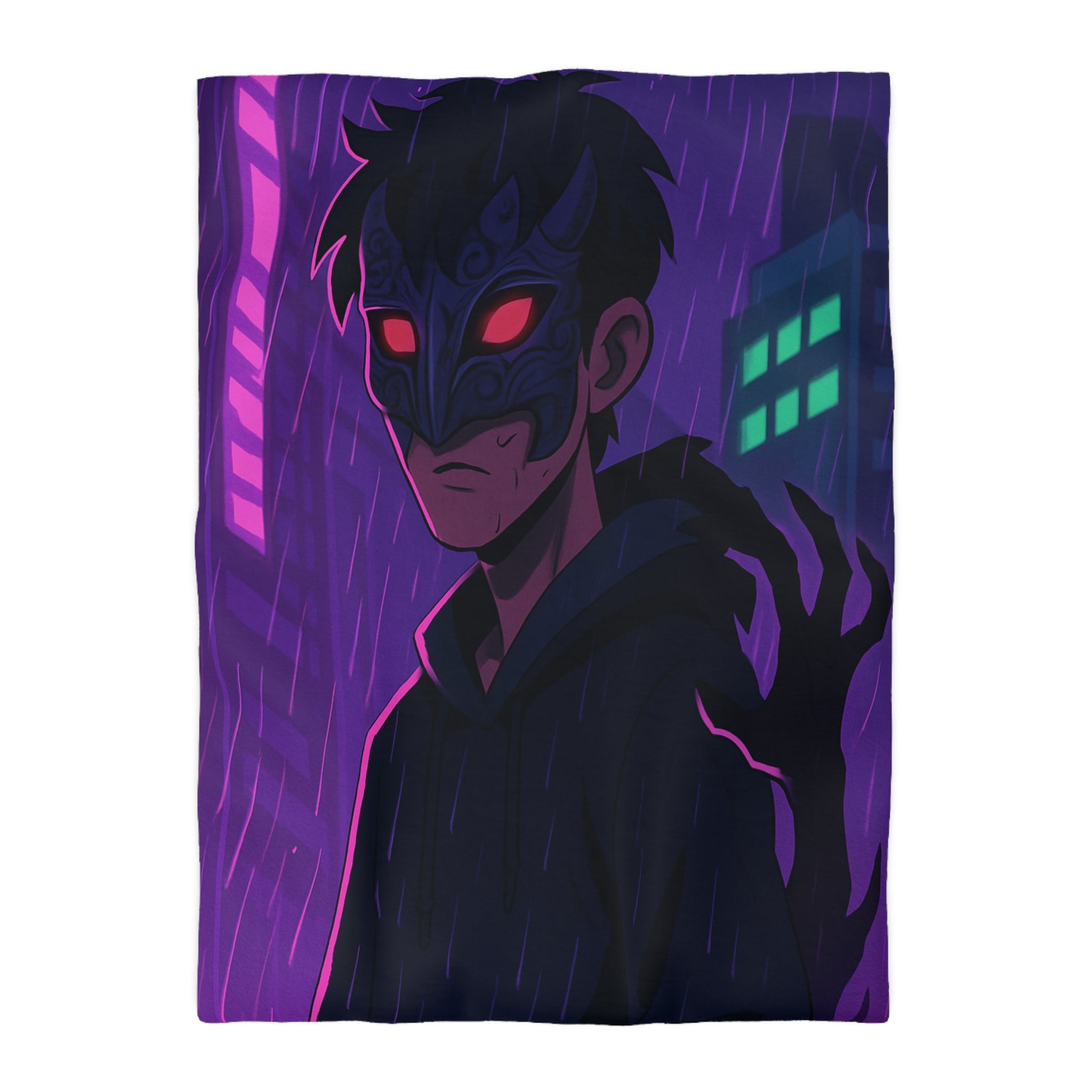 Housse de Couette Microfibre Design Artistique Moderne Décoration Chambre Confort Premium