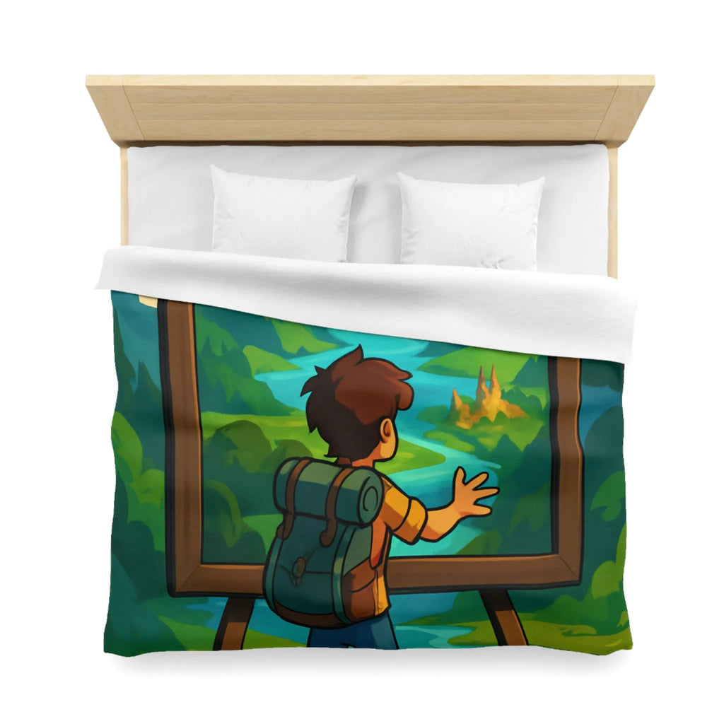 Enchantez votre chambre avec une housse de couette paysage nature féerique et rêveur