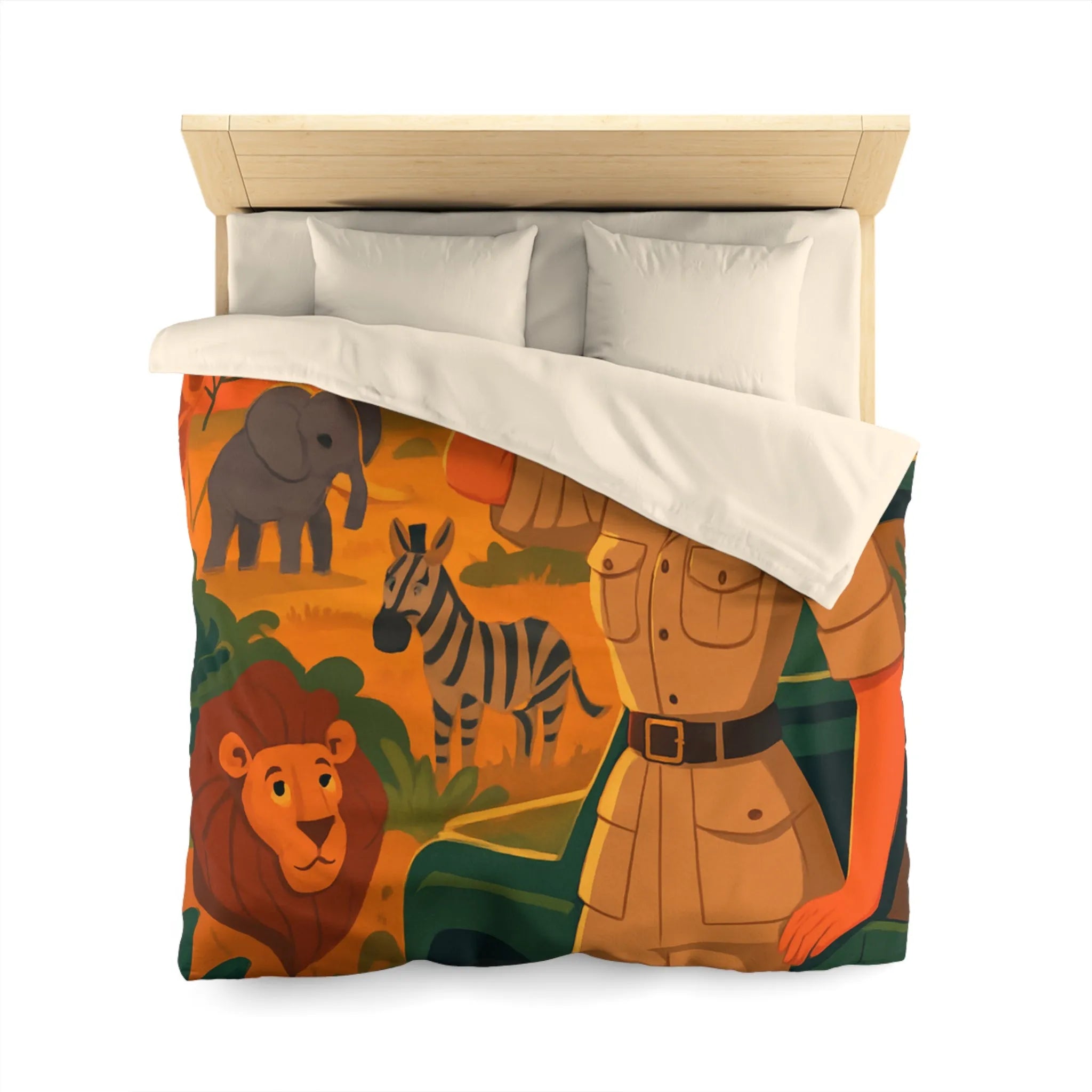 Explorez le safari africain au coucher du soleil avec des animaux majestueux et un guide expert