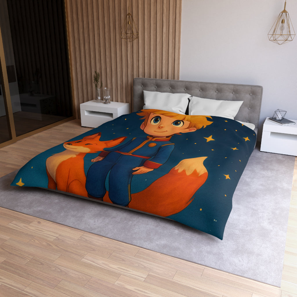 Housse de Couette Microfibre Design Artistique Moderne Décoration Chambre Confort Premium