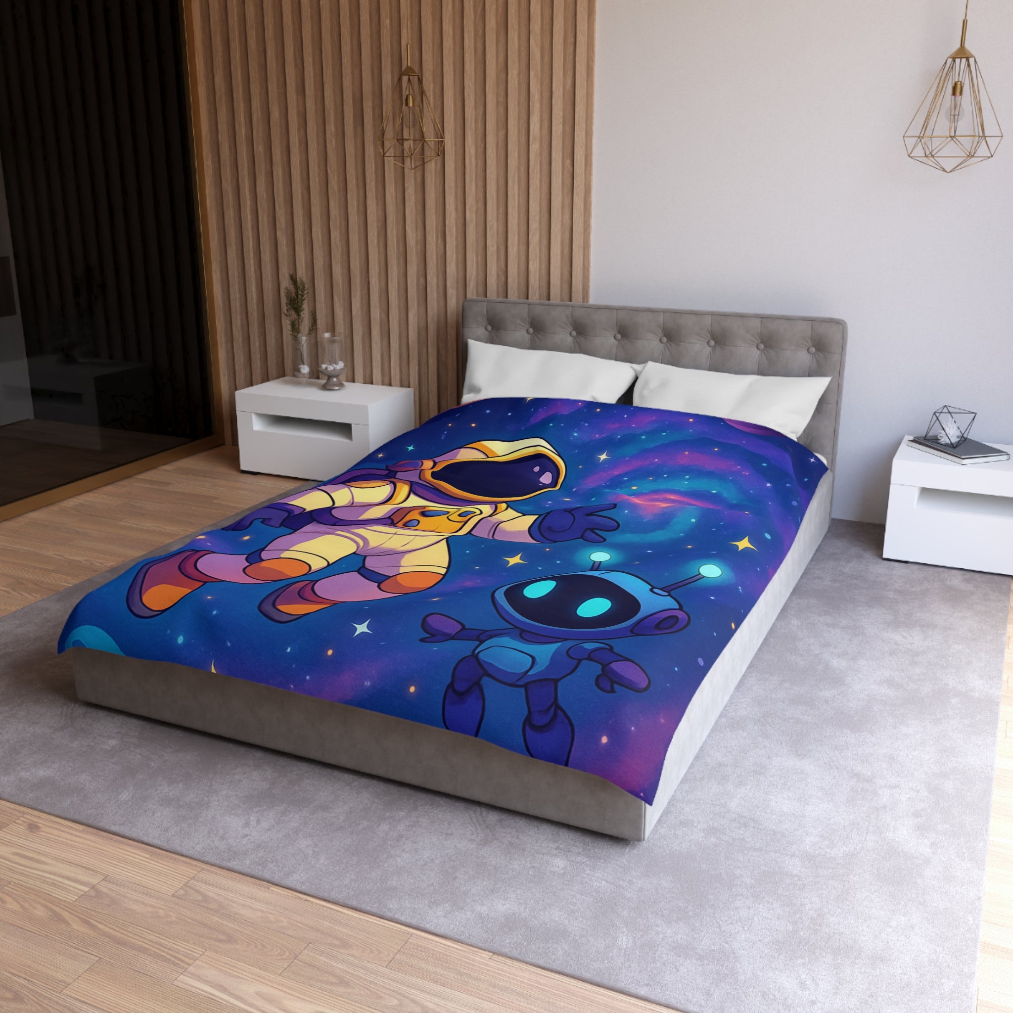 Housse de Couette Microfibre Création Artistique Moderne Design Exclusif Décoration Chambre