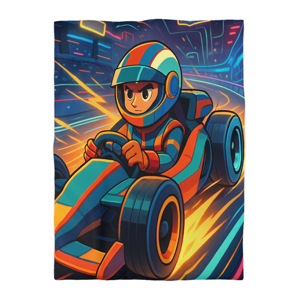 Housse de Couette Microfibre Motif Créatif Original Style Contemporain Chambre Élégante