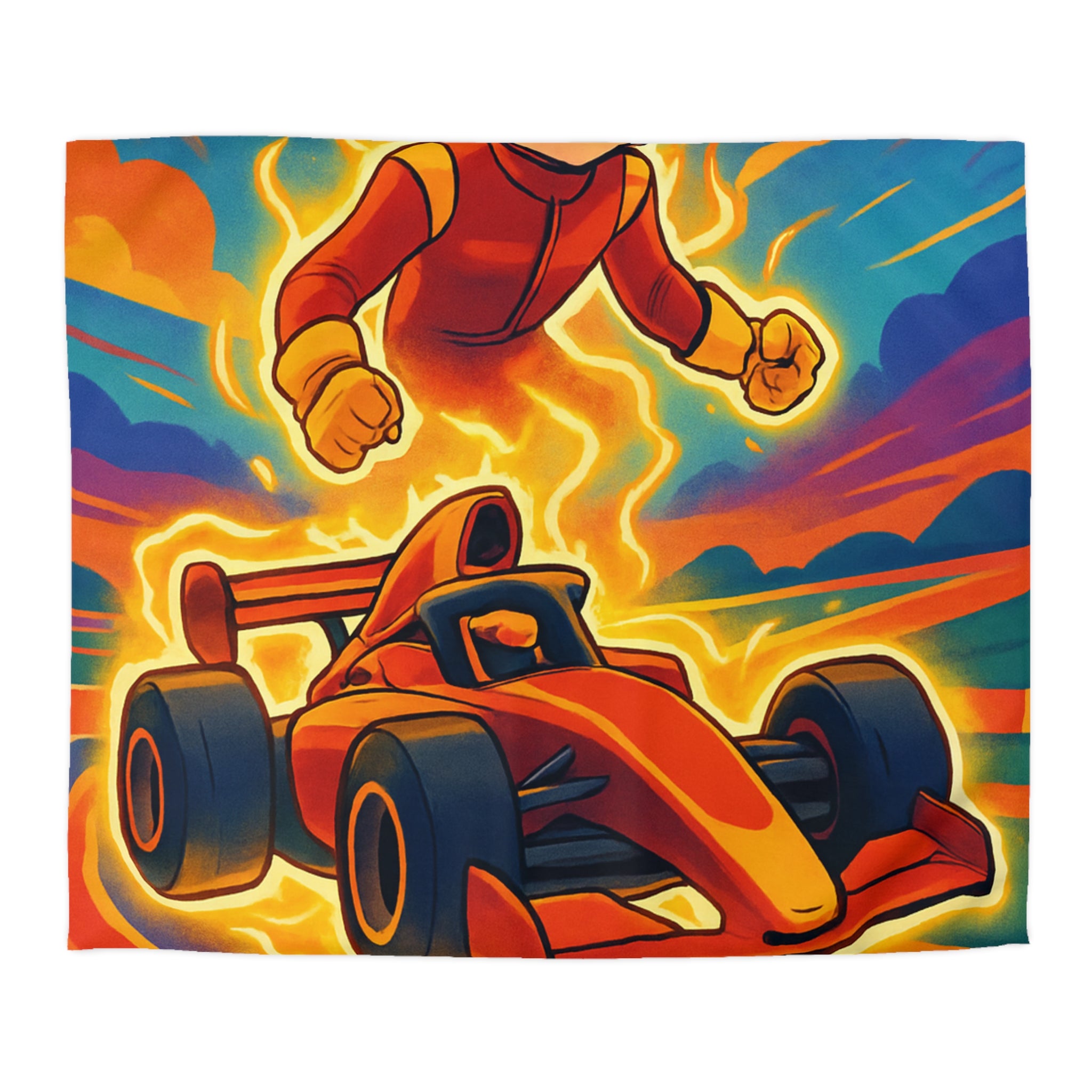 Housse de Couette Microfibre Design Artistique Moderne Décoration Chambre Confort Premium