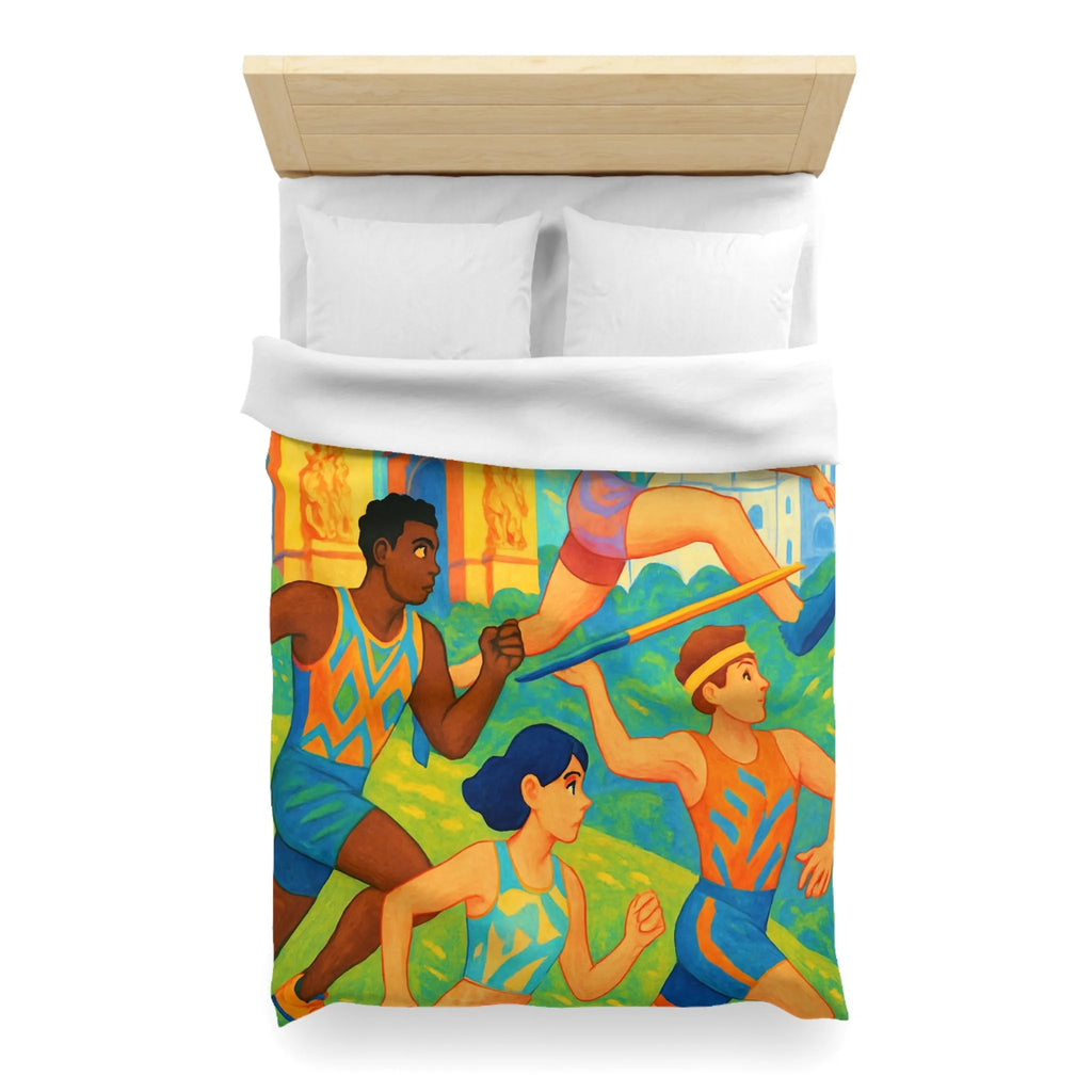 Housse de Couette Microfibre Création Artistique Moderne Design Exclusif Décoration Chambre