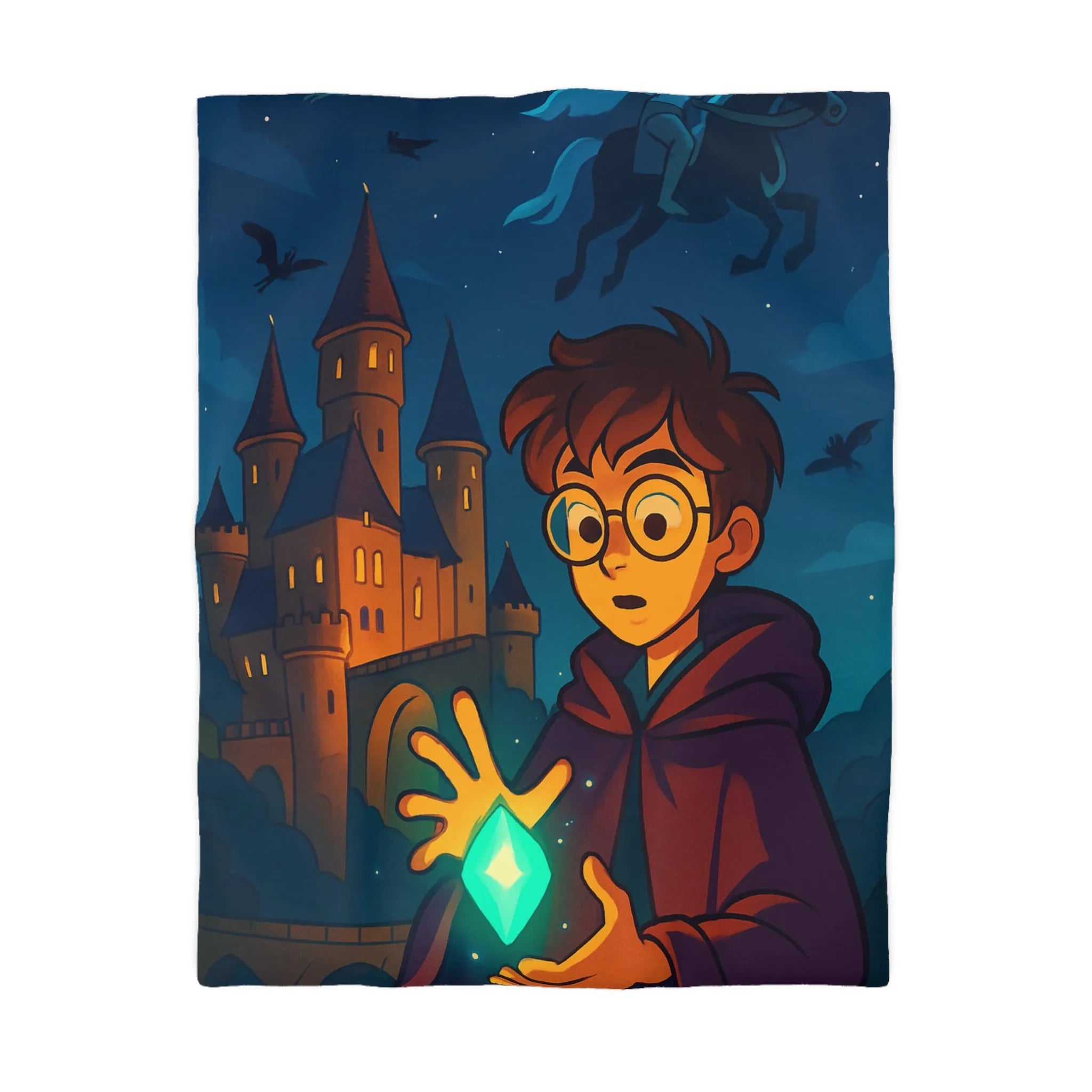 Housse de Couette Microfibre Art Graphique Contemporain Style Décoratif Chambre Tendance