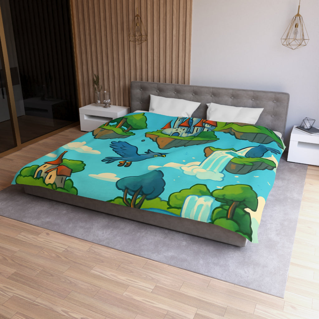 Housse de Couette Microfibre Création Artistique Moderne Design Exclusif Décoration Chambre